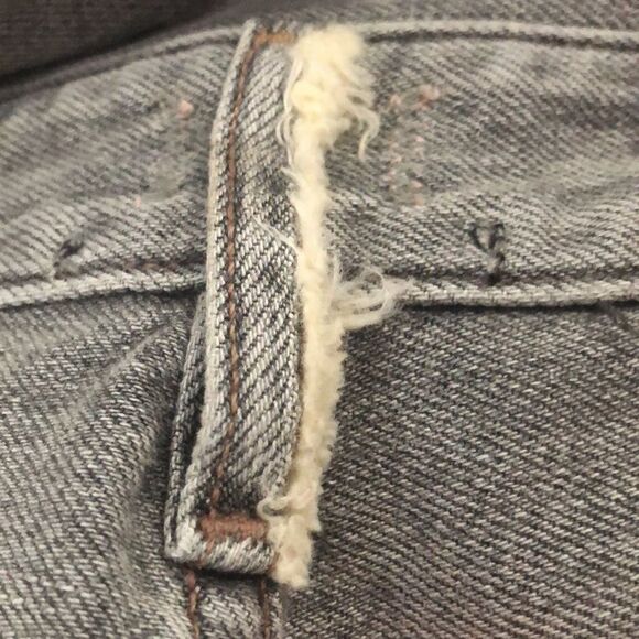 Jean Atelier women’s Size 24 High Rise Flip Waist Lightly Distressed Denim Jeans - Picture 7 of 11